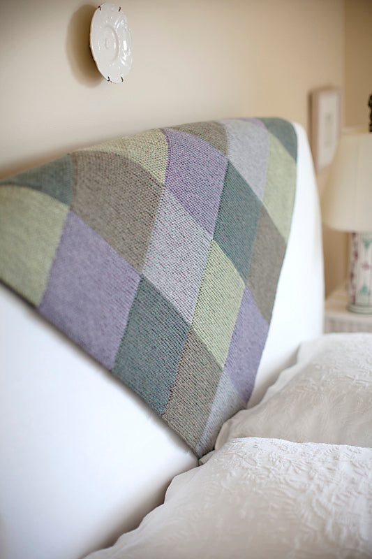 A Churchmouse Yarns and Teas Pattern - Big Garter Blocks Throw & Afghan (PDF)