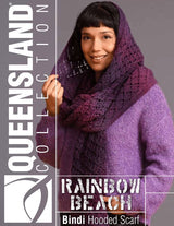 A Queensland Rainbow Beach Pattern - Bindi Hooded Scarf - PDF File