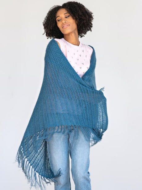 A Modern Cotton & Aerial Pattern knitting pattern Blisse on sale at Little Knits