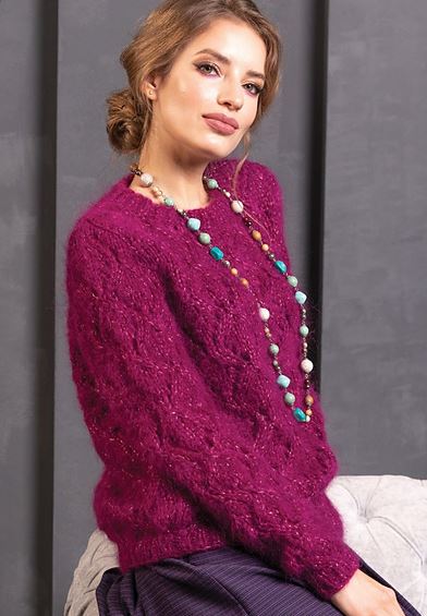 A Jody Long Glam Haze Pattern - Blithe Sweater (PDF File)