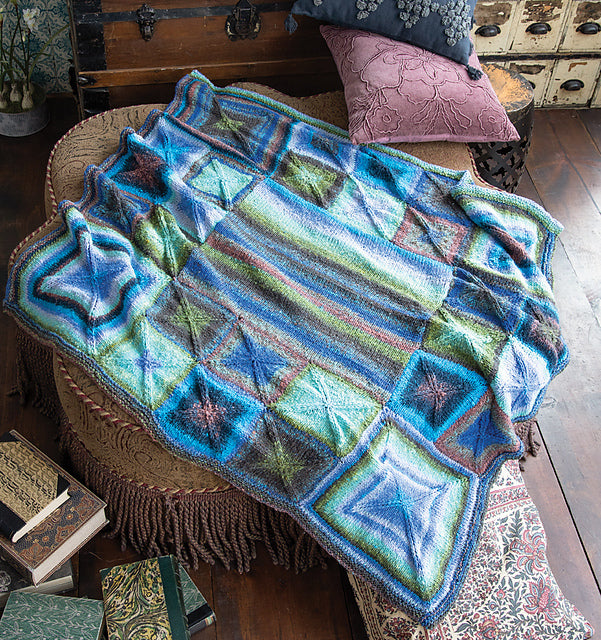 Noro Taiyo Pattern - Perfectly Square Throw (PDF)