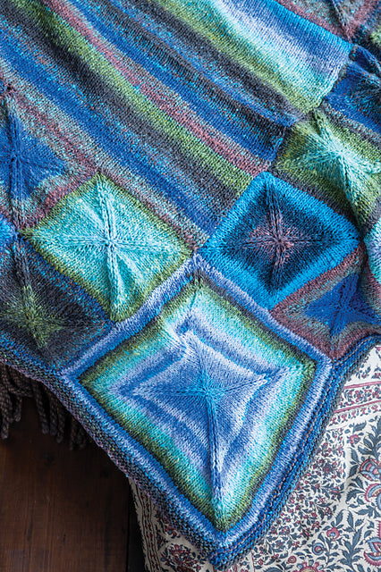 A Noro Taiyo Pattern - Perfectly Square Throw (PDF)