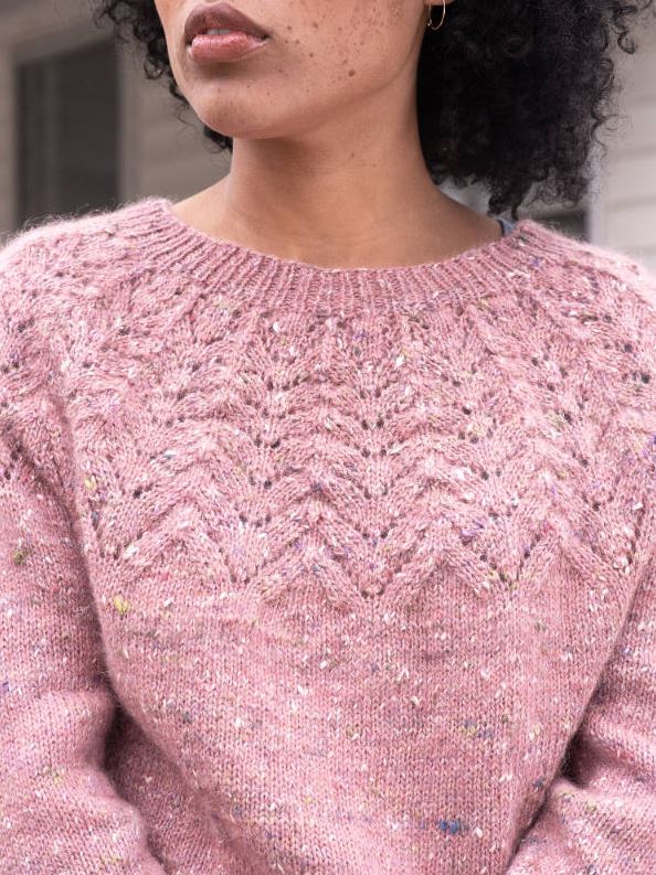 A Berroco Providence and Aerial Pattern - Bloomfield Sweater (PDF)