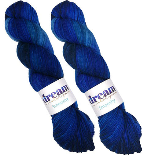 Dream in Color Smooshy - Blue Fish - TWO SKEINS