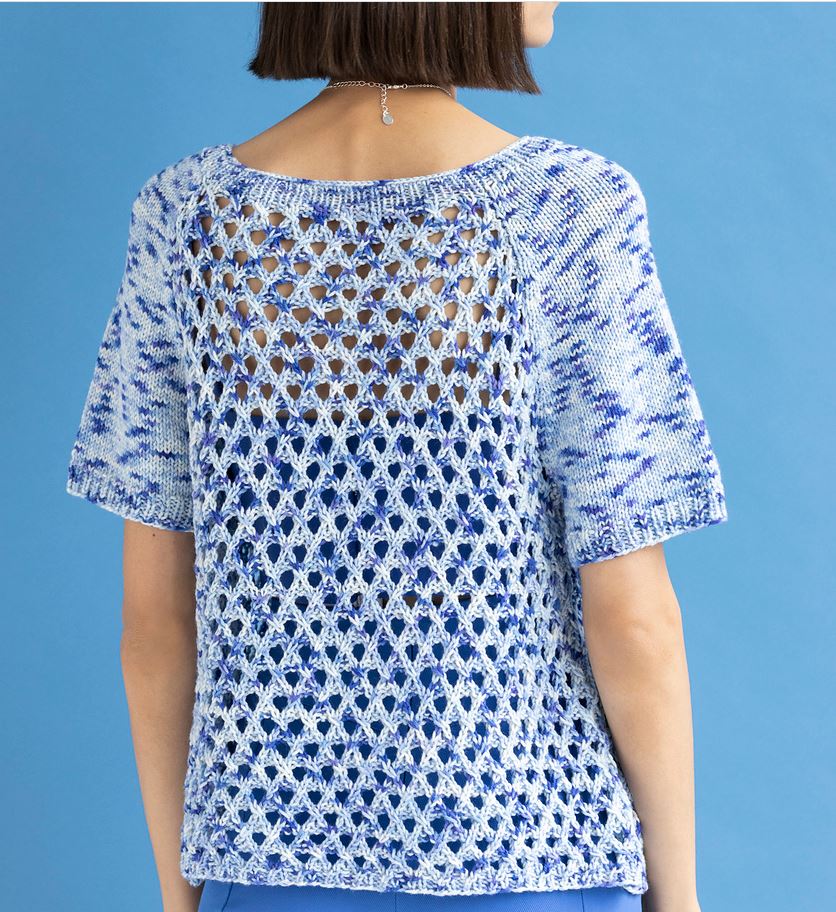 An Araucania Huasco Color Pattern - Bluebell Top (PDF)