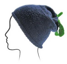 Euro Baby Fruits & Veggies Hat Kits - Blueberry (Color #05) - with Knitting Pattern