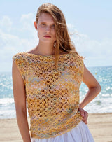 Katia Concept Bohemian Silk Crochet Top - PDF Pattern