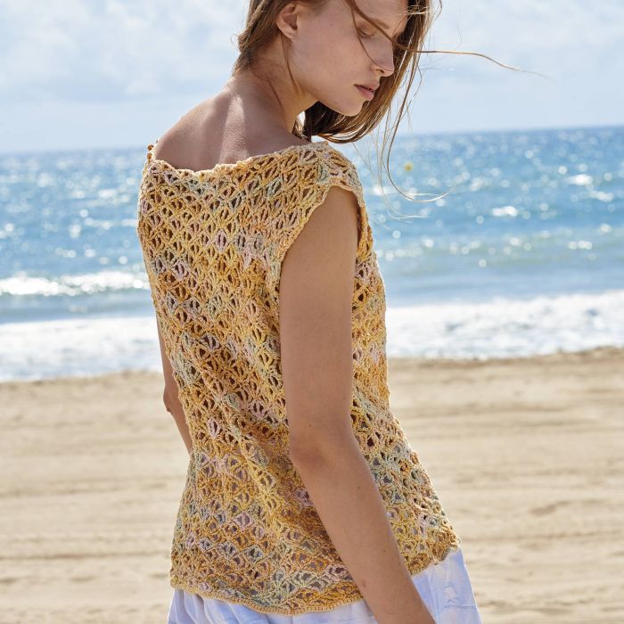 crochet back top