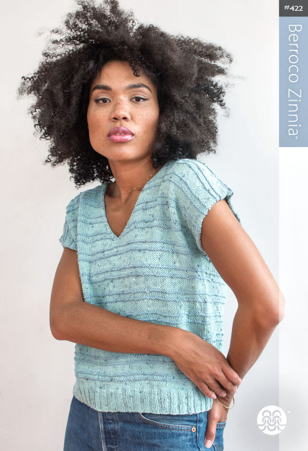 A Berroco Zinnia #422 Pattern Collection (PDF File)