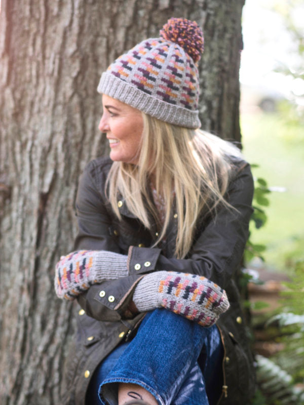 A Berroco Lanas Pattern - Branbury Hat and Mitts (PDF)