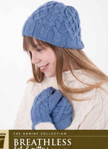 A Juniper Moon Farm Herriot Pattern - Breathless Hat & Mittens (PDF)