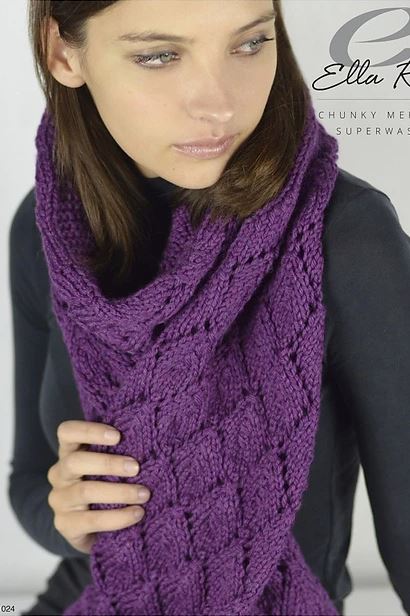 An Ella Rae Knitting Patttern - Bridget Scarf (PDF) -  FREE PATTERN WITH PURCHASES