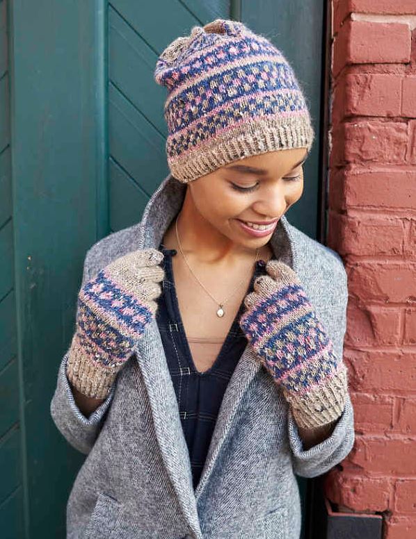 A Berroco Providence Pattern - Bridgham Hat & Mitts (PDF File)