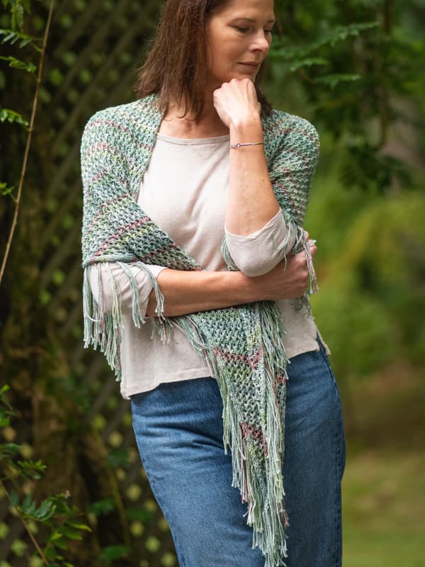 A Berroco Spree Pattern - Briolette Shawl (PDF)