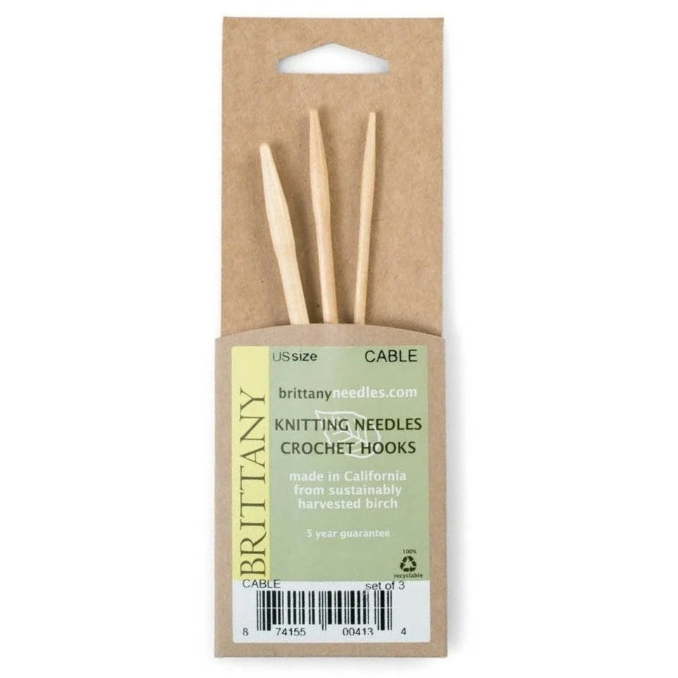 Brittany Birch Cable Needles - Set of 3