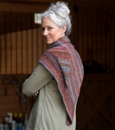 A Berroco Millefiori Light Pattern - Broderie Shawl (PDF)