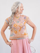 A Berroco Isola Pattern - Brulee Crochet Top (PDF)