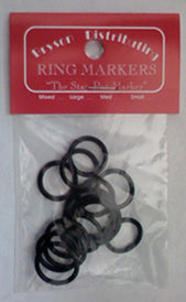 Bryson Ring Markers - Large Assorted Black