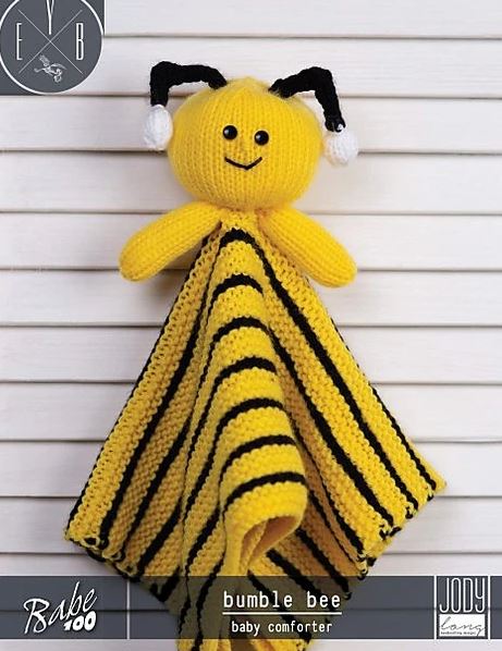 Bumble Bee Baby Comforter - Free with Purchases of 3 Skeins of Babe 100 (PDF File)