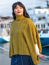 A Berroco Millstone Tweed Pattern - Burwell Poncho (PDF)