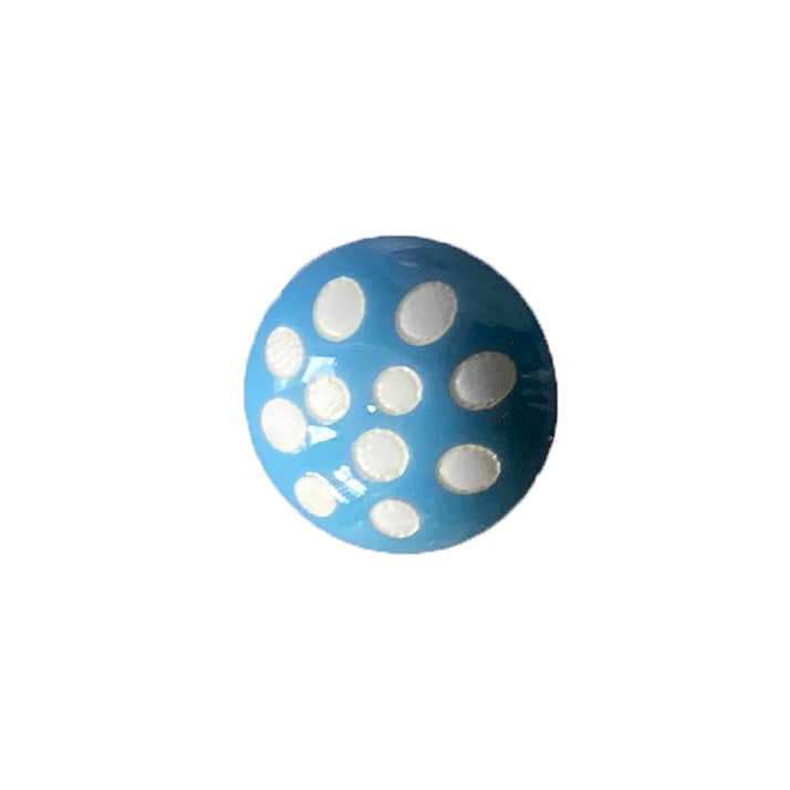 Fringe Buttons - Blue Ladybug