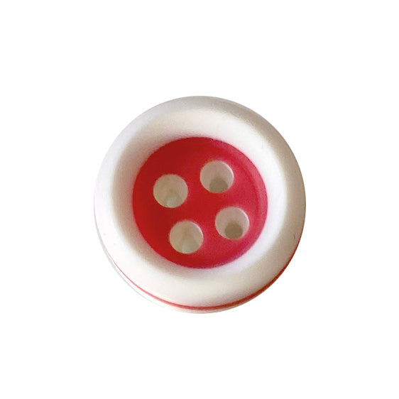 Fringe Buttons - Red Strata (Small)