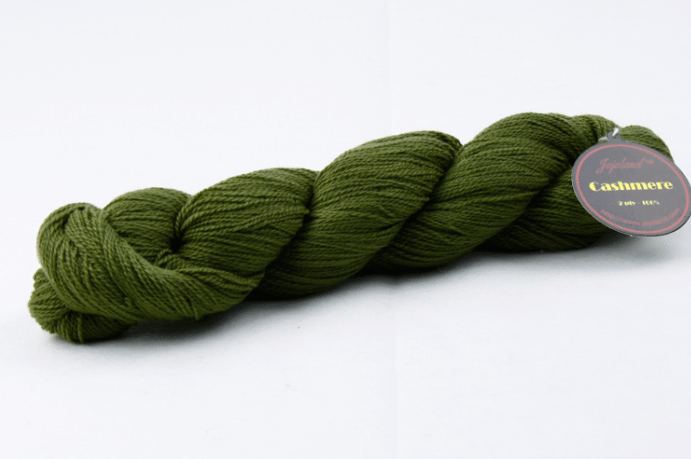Jojoland 2-Ply Cashmere - Turtle Green (Color #C245)