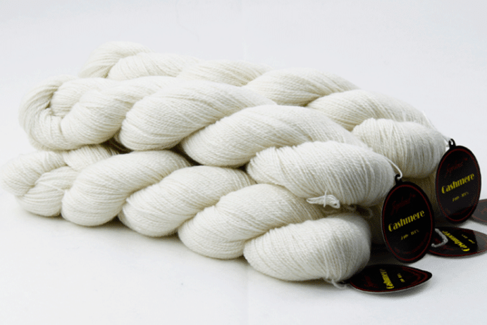 Jojoland 2-Ply Cashmere - Snow White (Color #C277)