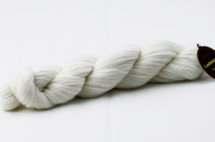 Jojoland 2-Ply Cashmere - Snow White (Color #C277)