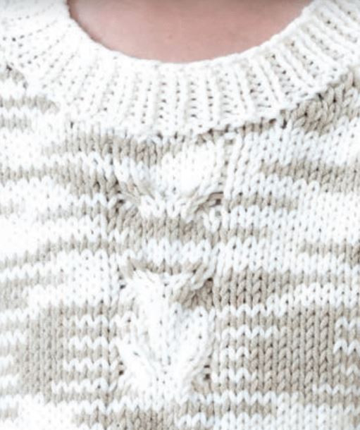 Cabled Sweater - Free with Purchases of 3 Skeins of Babe Softcotton Worsted (PDF File)