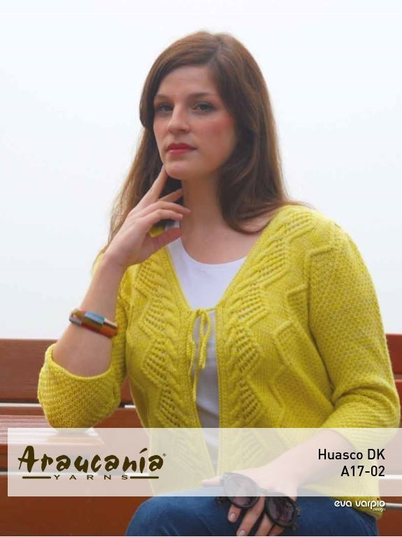 An Araucania Pattern - Cable & Lace Cardigan - PDF File