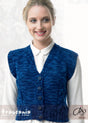 Cabled Detail Waistcoat - Free Download with Purchase of 3 or More Skeins of Huasco Worsted