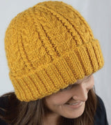 zz Cabled Hat (PDF File) - FREE w/ PURCHASES OF 2 SKS OF ELLA RAE CHUNKY MERINO, ONE FREE PATTERN PER PERSON PLEASE