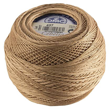 Cebelia Crochet Thread Size 10 - Light Camel (Color #437) on sale at 50% off at Little Knits