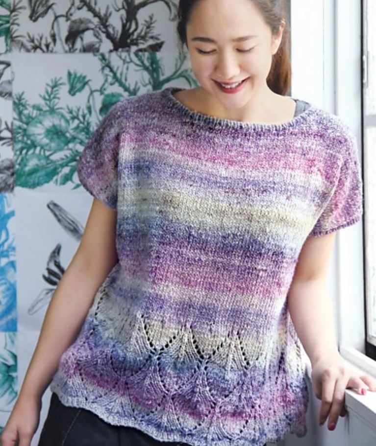 A Noro Akari Pattern - Cap-Sleeved Top #29 (PDF)