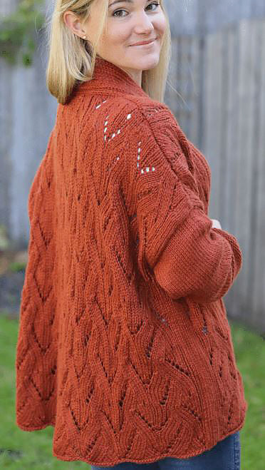 Hambleden Cardigan  - A Cozy Alpaca Chunky Pattern (PDF File)