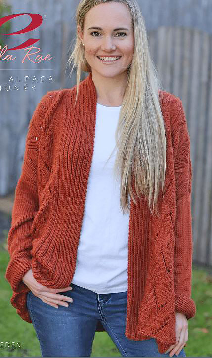 Hambleden Cardigan  - A Cozy Alpaca Chunky Pattern (PDF File)