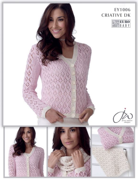 Criative DK Pattern - Cardigan & Neck Wrap (PDF File)