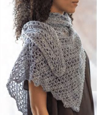 Carolee Shawl - A Downloadable File (Not a Print Copy) - Purchases of 2 Ginkgo patterns ship free within the contiguous U.S.
