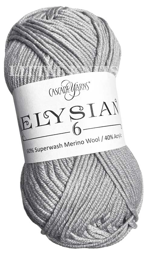 Cascade Elysian 6 - Silver (Color 02) - FULL BAG SALE (5 Skeins)