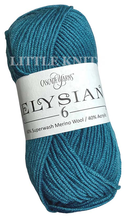 Cascade Elysian 6 - Mallard Blue (Color 61) - FULL BAG SALE (5 Skeins)