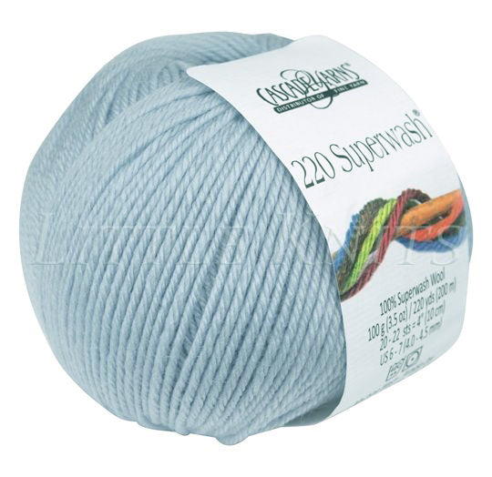 Cascade 220 Superwash - Light Minty Blue (Color #1942) - Dye Lot 7H4047