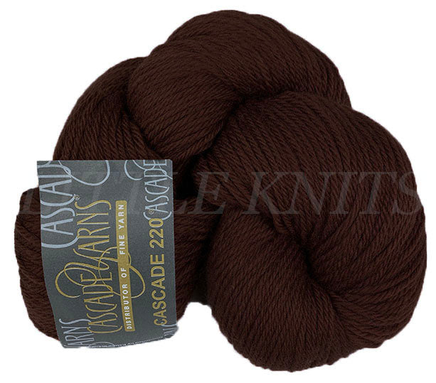 Cascade 220 - Van Dyke Brown (Color #7822) - Dye Lot 7K9010