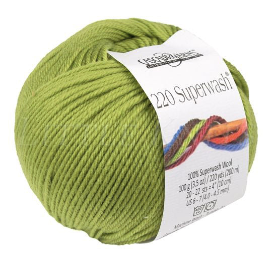 Cascade 220 Superwash - Citron (Color #886) - Dye Lot 7K4056