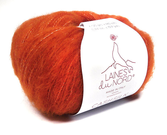Laines Du Nord Cashsilk Light - Brick (Color #3304)