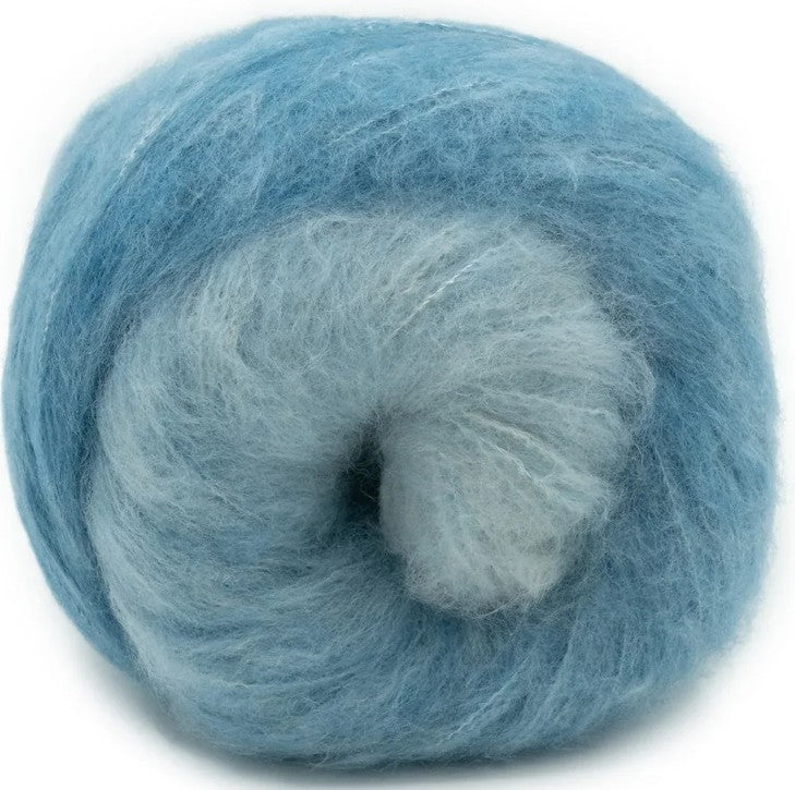 Laines du Nord CashSilk Cotton Degradé - Light Aquamarines & Teals (Color #09)