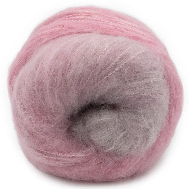 Laines du Nord CashSilk Cotton Degradé - Pastel Pinks & Light Greys (Color #10)