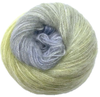 Laines du Nord CashSilk Cotton Degradé - Greys & Sage (Color #13)