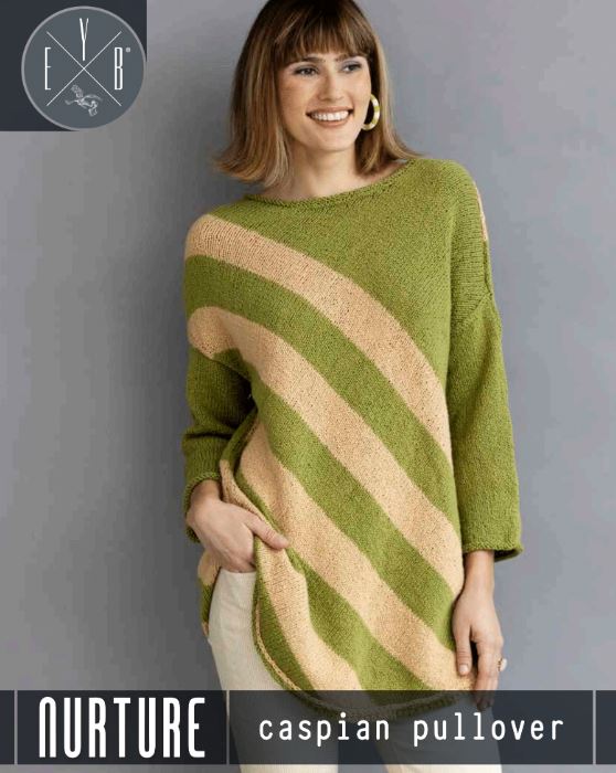 Caspian Pullover - Free with Purchase of 6 or More Skeins of Nurture (PDF File)