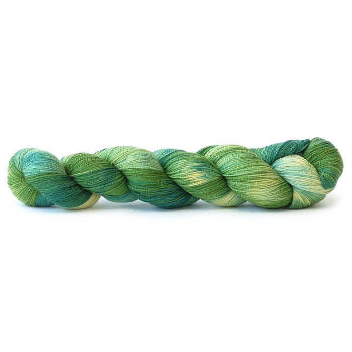 Schoppel-Wolle 6 Karat Cat Print Hand-Dyed Collection - Frog Prince (Color #2153) on sale at Little Knits